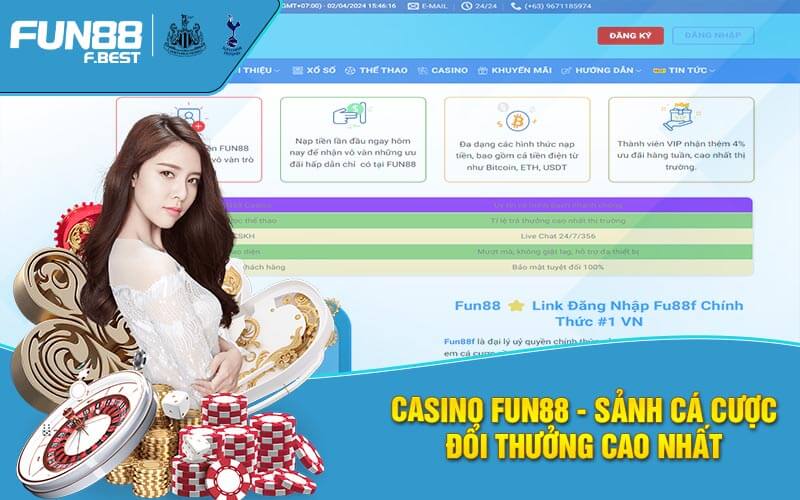 Casino Fun88 - Sảnh Cá Cược Đổi Thưởng Cao Nhất